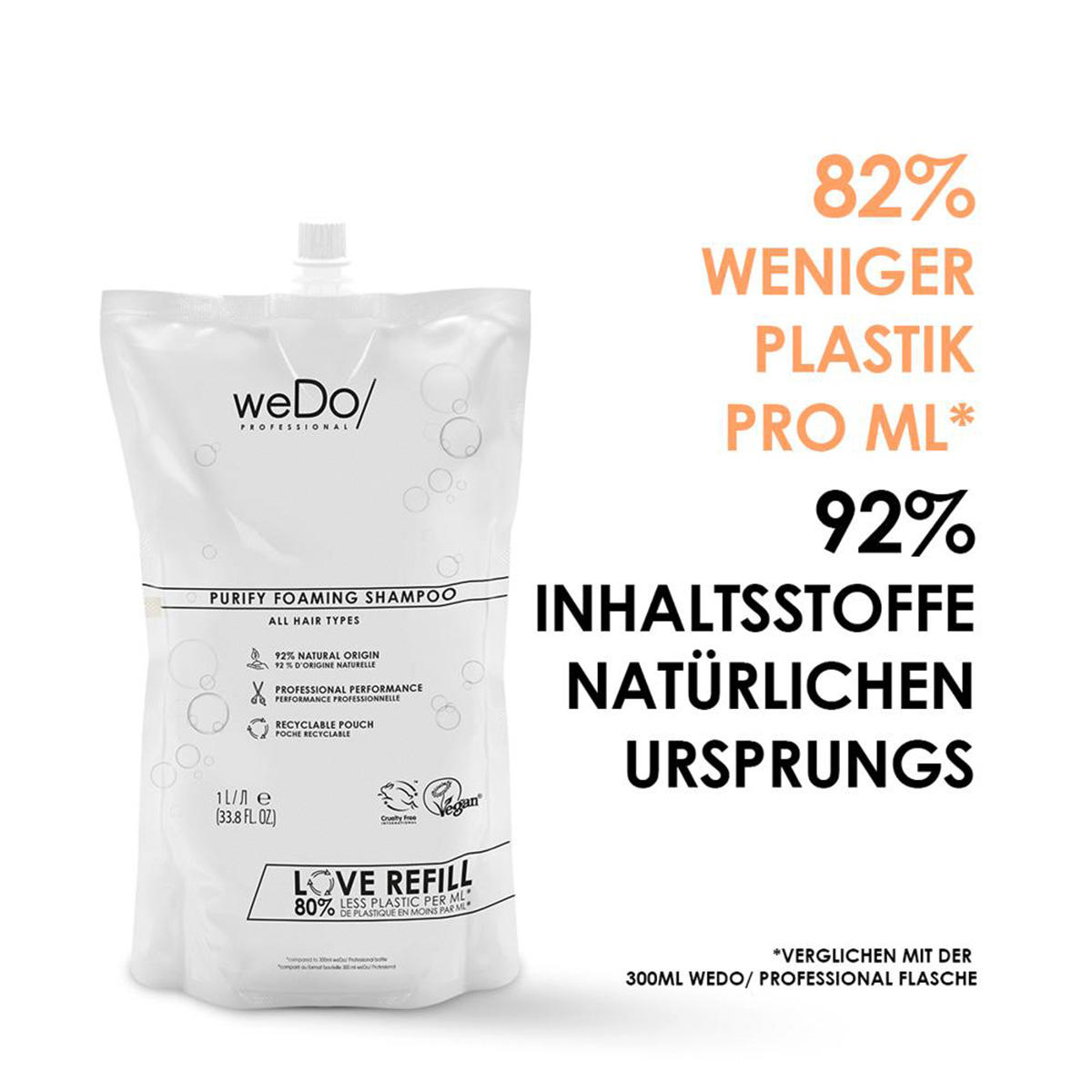 weDo/ Purify Foaming Shampoo Refill 1 Liter - 3