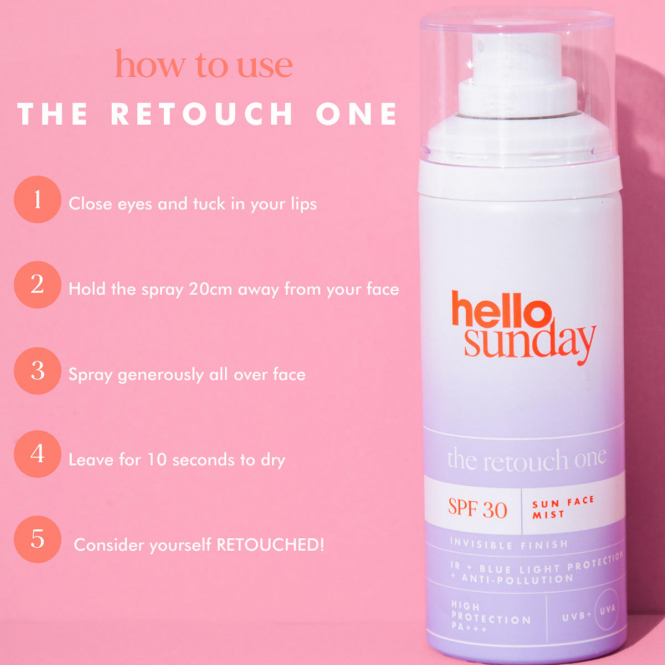 hello sunday the retouch one Face mist SPF 30 75 ml - 3