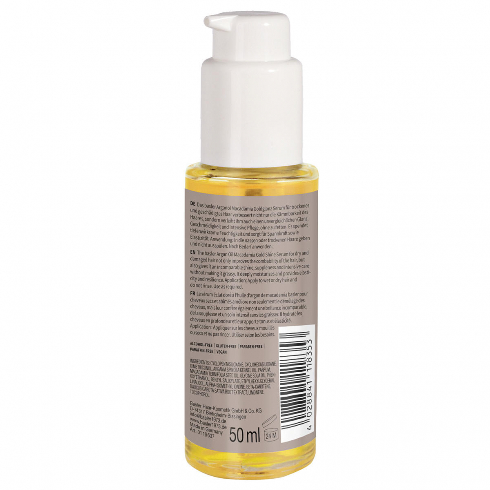 Arganöl Hair Serum 50 Ml – Pflegendes Glanzserum Für Glattes, Geschmeidiges Haar