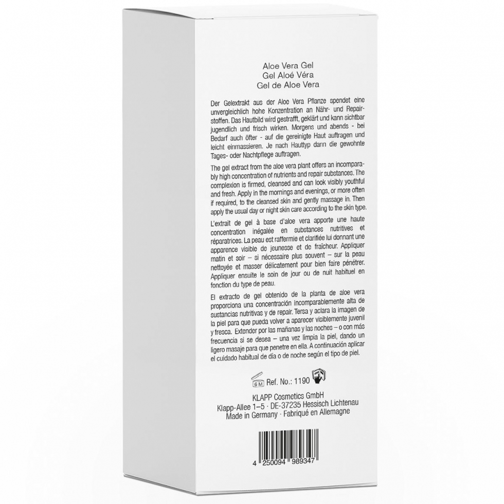 KLAPP SKIN NATURAL Aloe Vera Gel 50 ml online kaufen | baslerbeauty