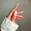 Juliana Nails No File - Press-On Fullcover Tips clear – Ballerina - medium 100 Stück - 4