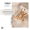 PARSA Beauty Haarklammer Schmetterling Gold  - 4