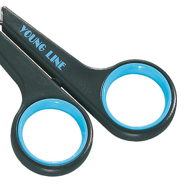 basler Haarschere Young Line 5½", Blau versetzte Griffe - 4