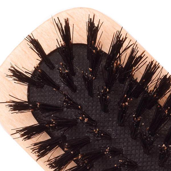 Hairbrush natural bristles 6 row - 4