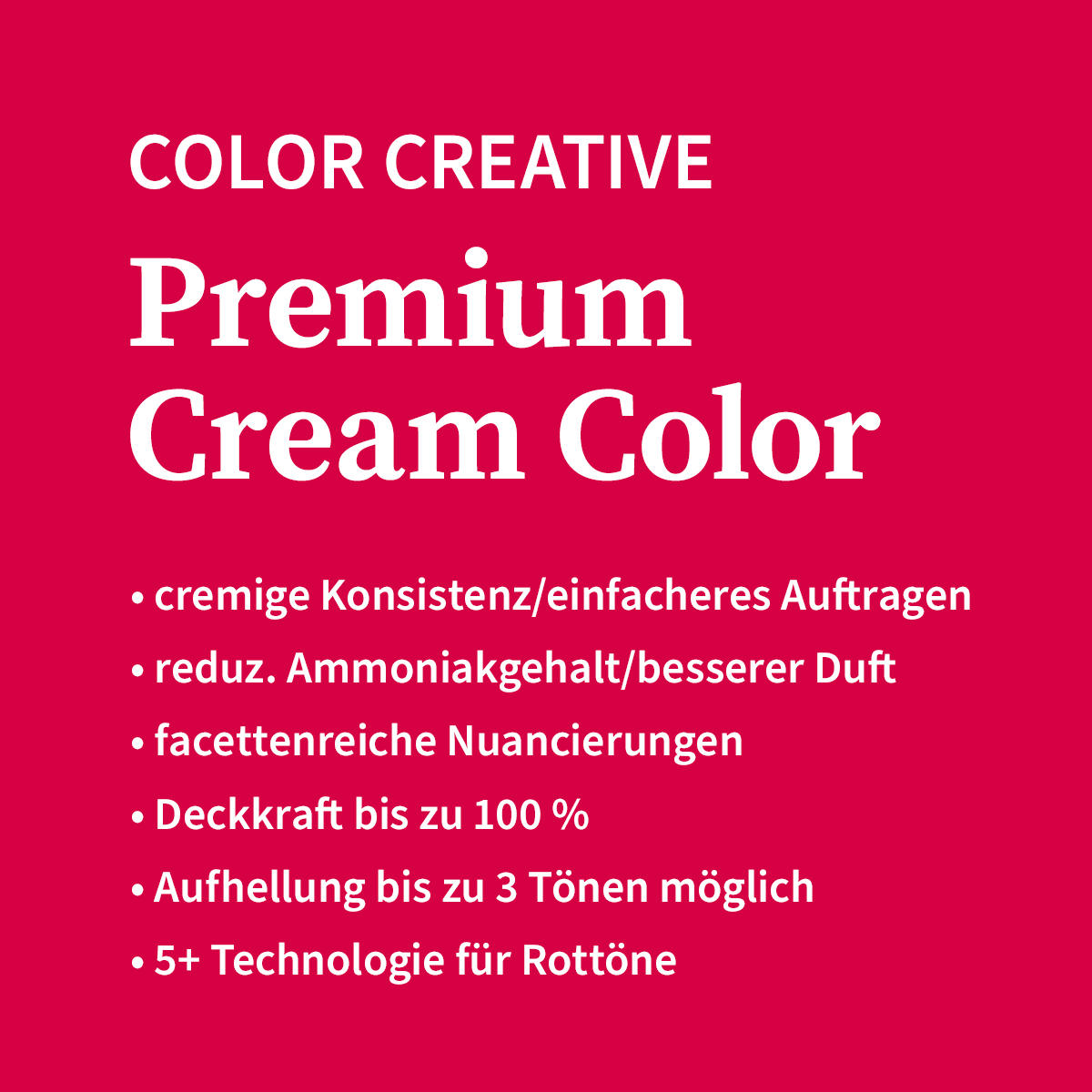 Basler Color Creative Premium Cream Color 5/4 light brown red - mahogany red, tube 60 ml - 4
