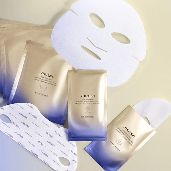 Shiseido Vital Perfection LiftDefine Radiance Face Mask 6 pezzi - 4