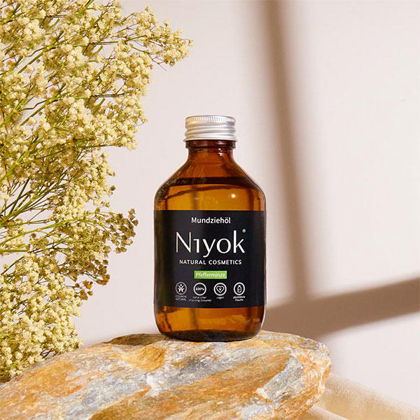 Niyok Mouth oil from coconut oil - peppermint 200 ml - 4