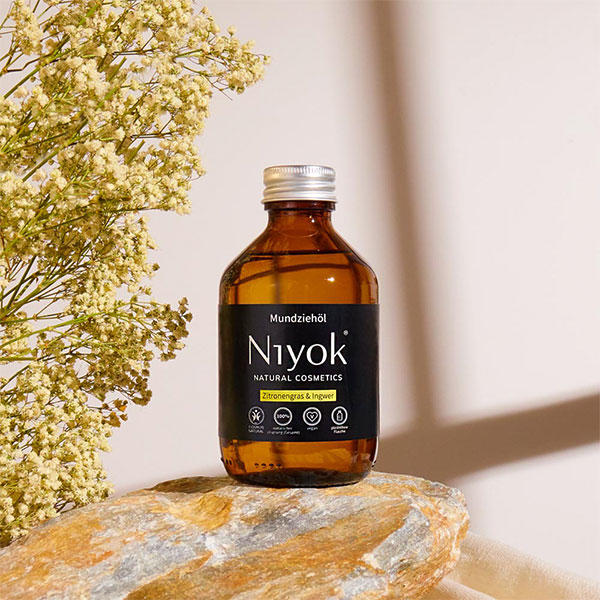 Niyok Coconut oil mouth oil - lemongrass & ginger 200 ml - 4