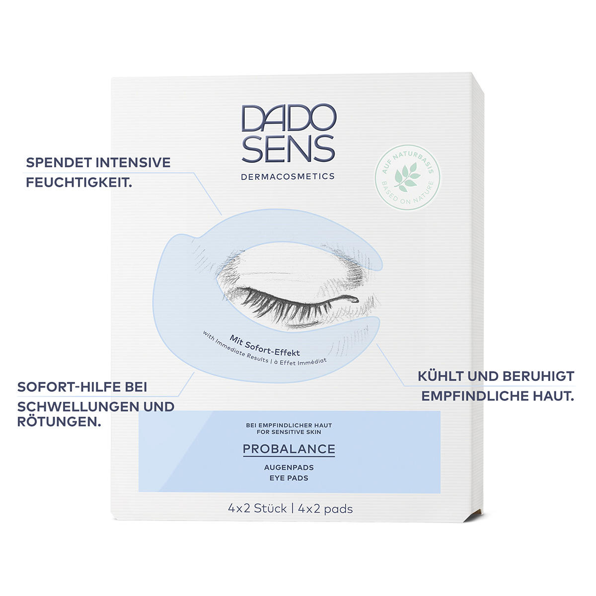 DADO SENS Eye pads 2 Packung mit 4 x Stück - 4