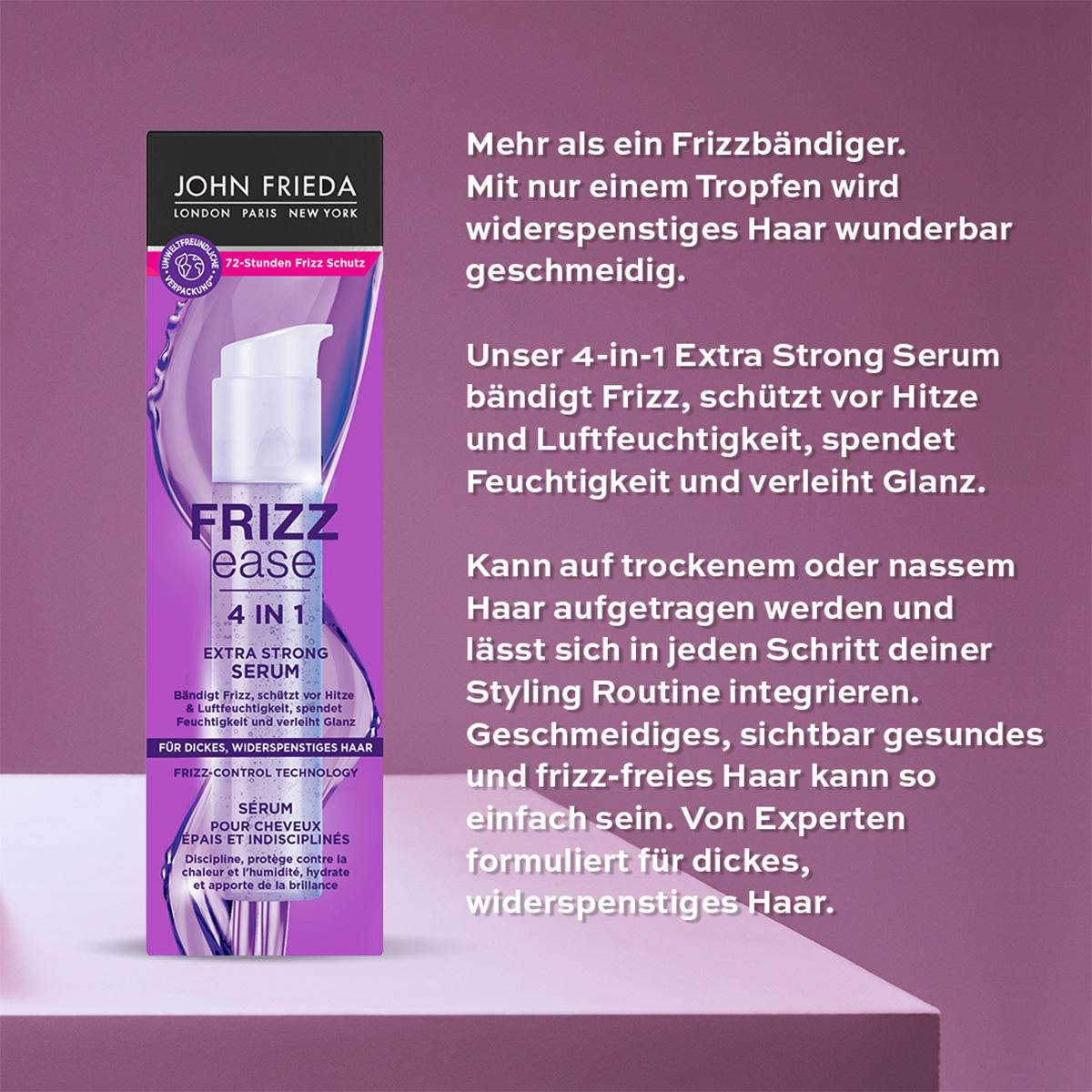 JOHN FRIEDA Frizz Ease Extra sterk serum 50 ml - 4