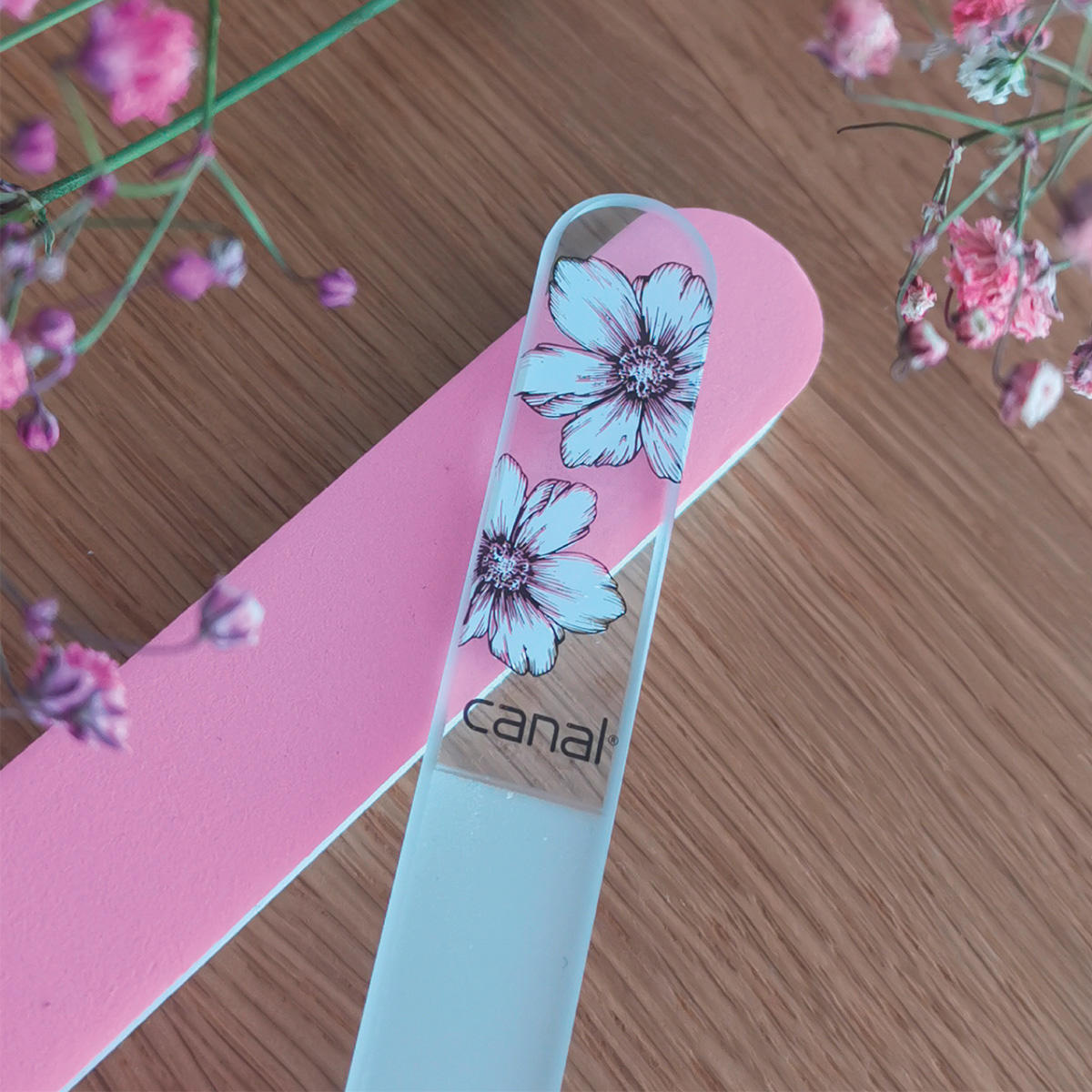 Canal Nagelpflegeset mit Glasfeile und Polierfeile  - 4