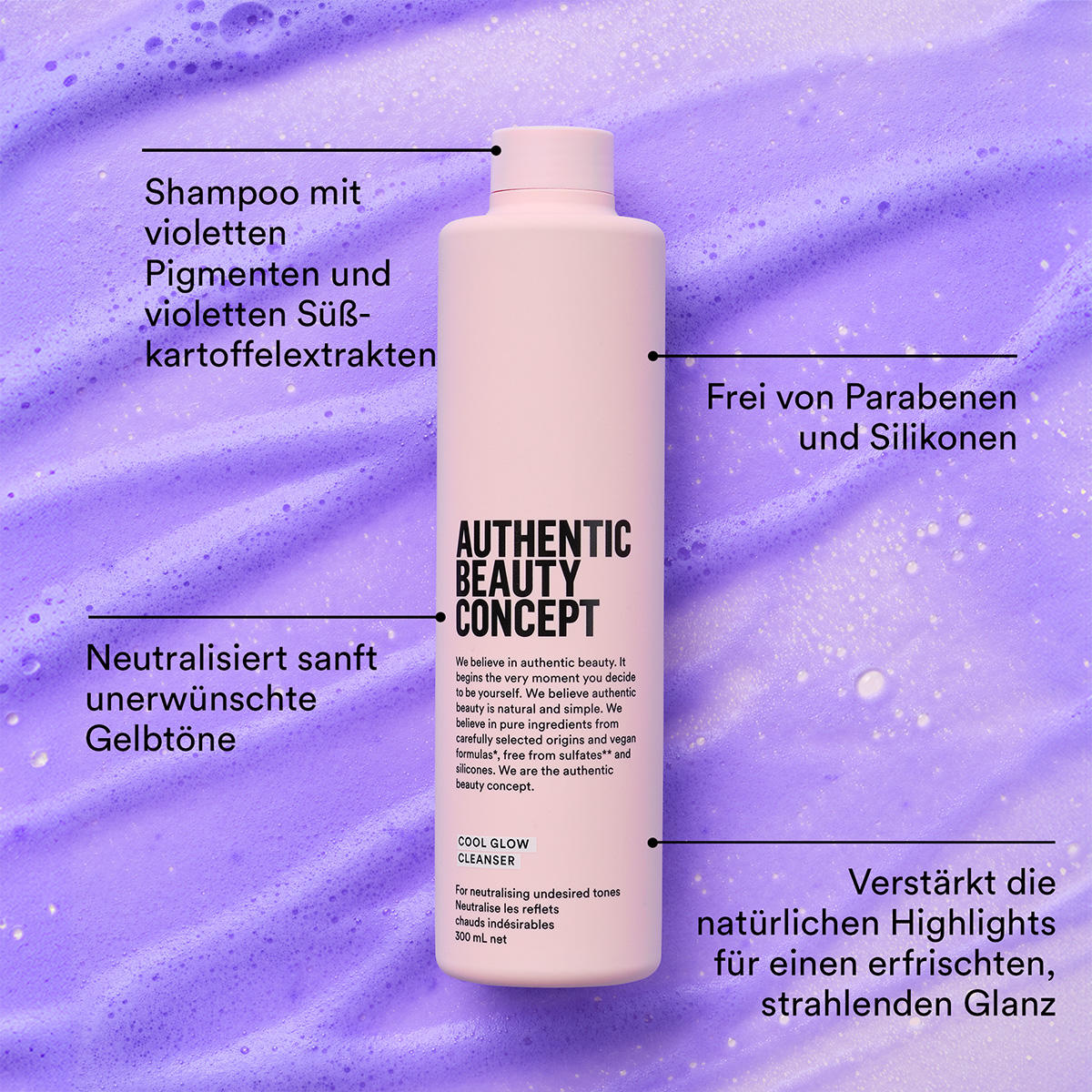 Authentic Beauty Concept Glow COOL GLOW CLEANSER 300 ml - 4