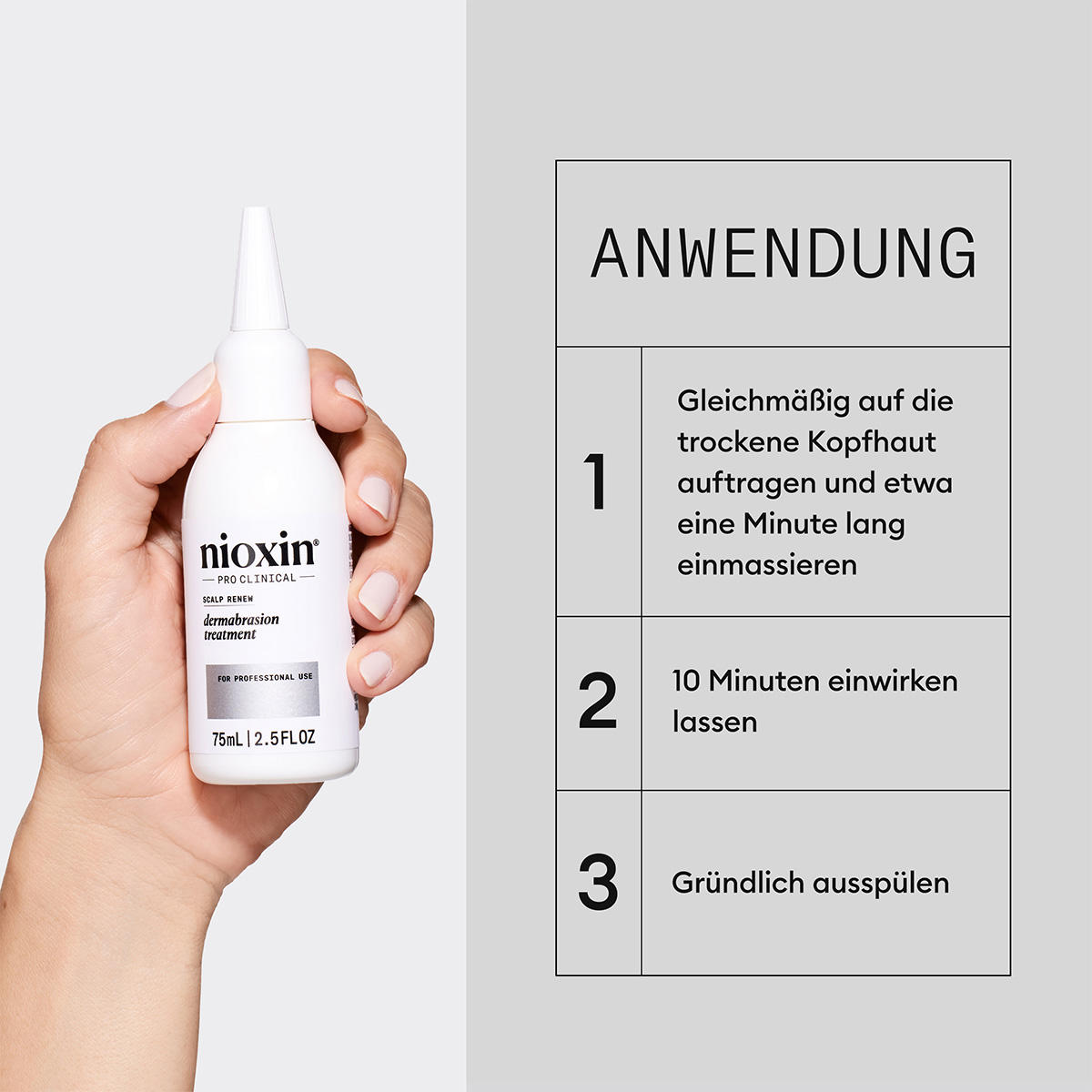 NIOXIN Dermabrasion Scalp Renew Treatment 75 ml - 4