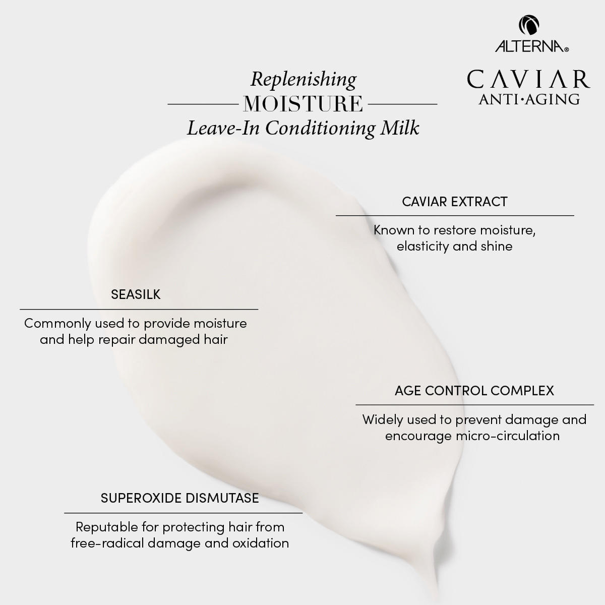 Alterna Caviar Anti-Aging Replenishing Moisture Leave-In-Conditioning Milk 147 ml - 4