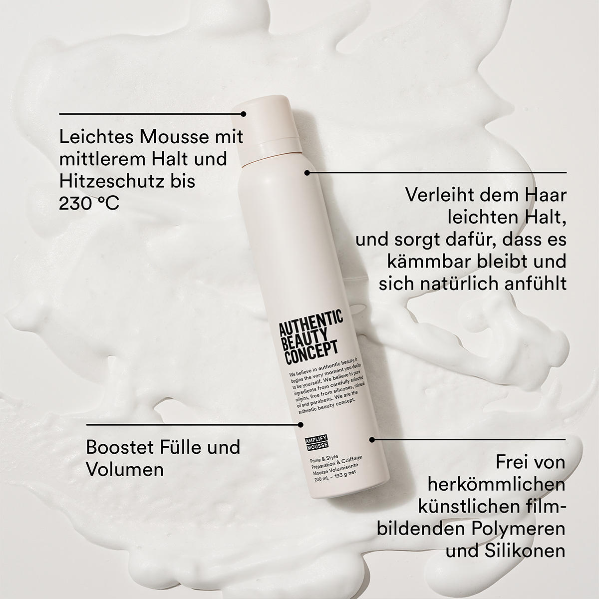 Authentic Beauty Concept Amplify Mousse 200 ml - 4