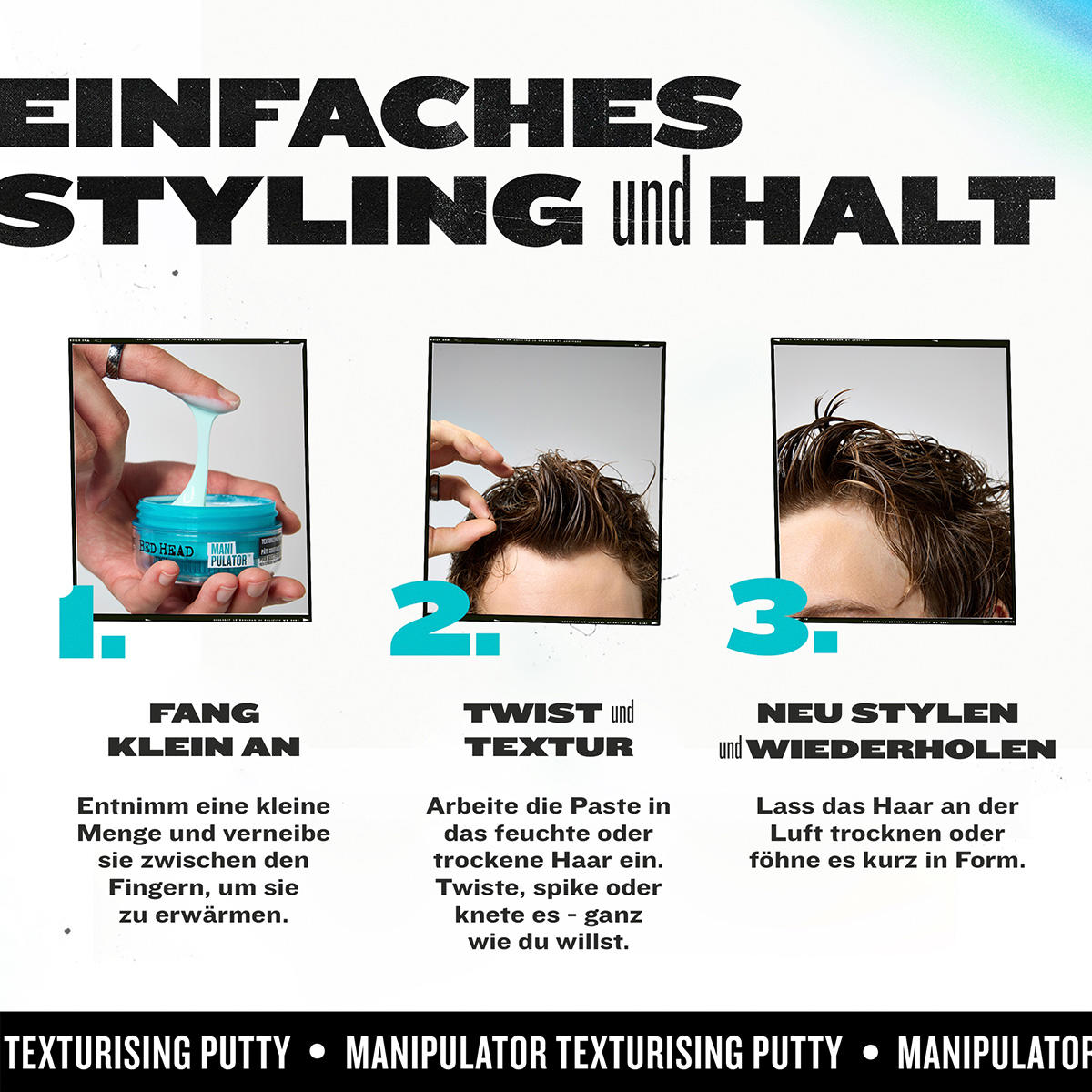 TIGI BED HEAD Manipulator Styling Paste strong hold 57 g - 4