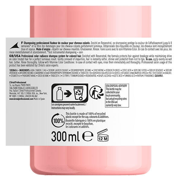 L'Oréal Professionnel Paris Serie Expert Vitamino Color Professional Shampoo 300 ml - 4