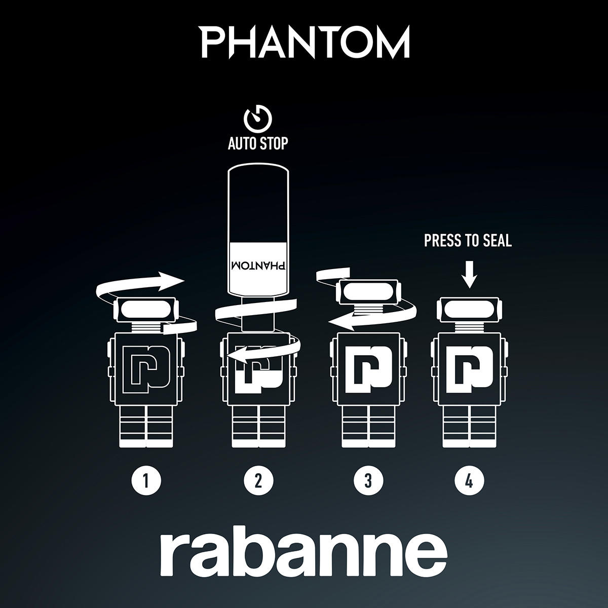 rabanne Phantom Recharge 200 ml - 4