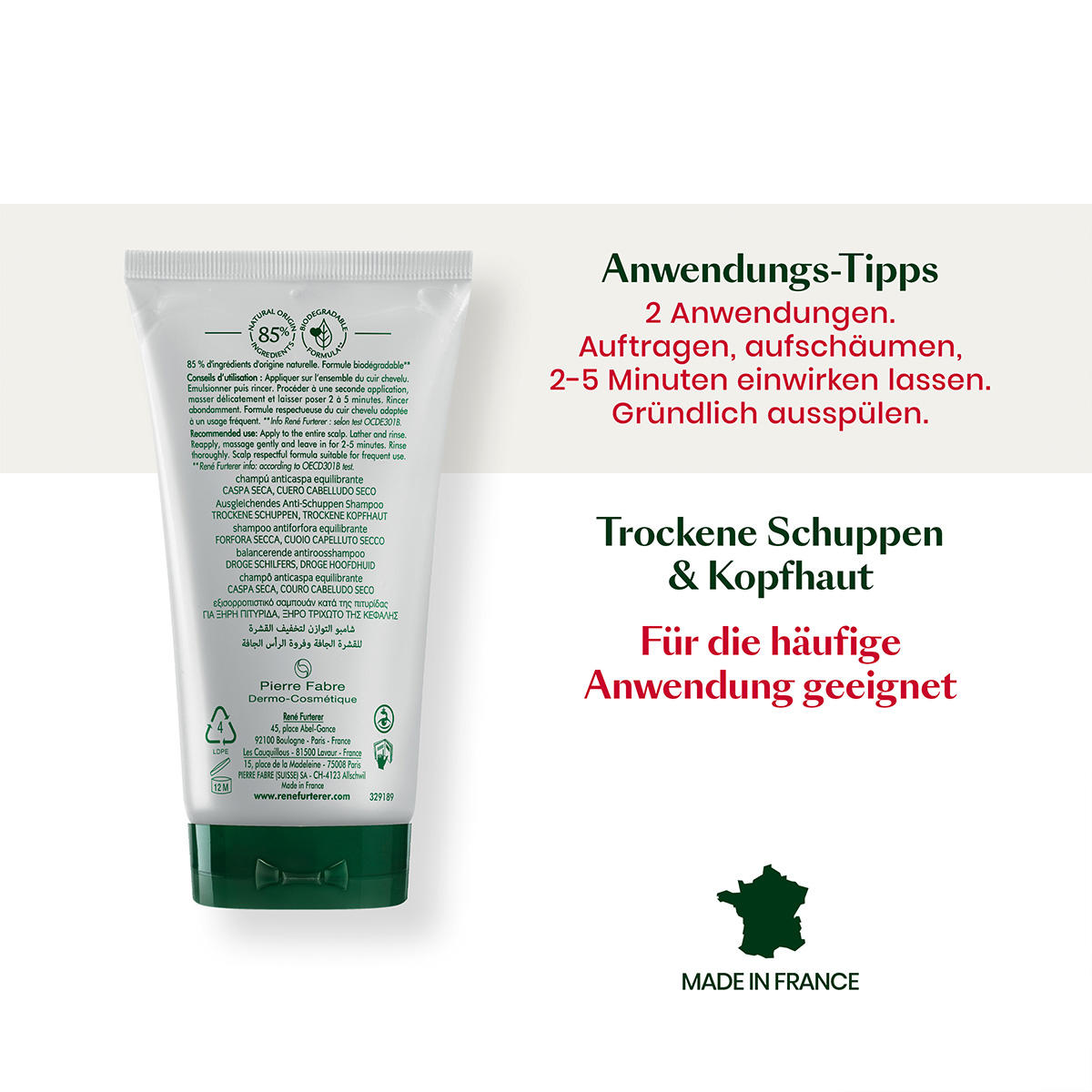 René Furterer Neopur Balancerende anti-roos shampoo voor droge hoofdhuid 150 ml - 4