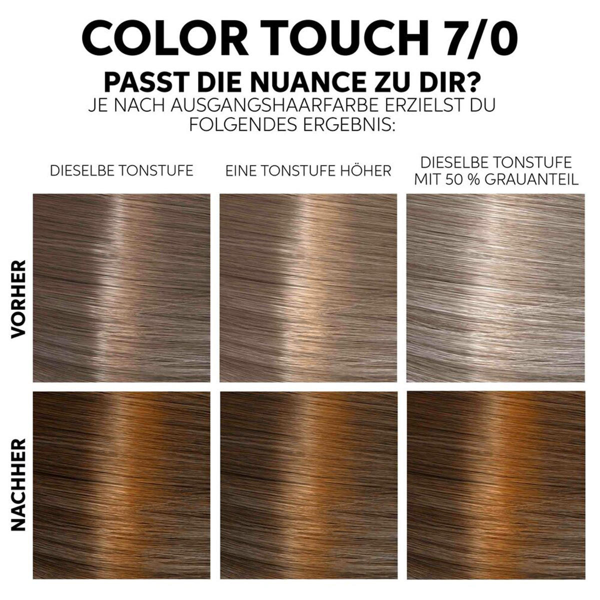 Wella Color Touch Fresh-Up-Kit 7/0 Medium blond 130 ml - 4