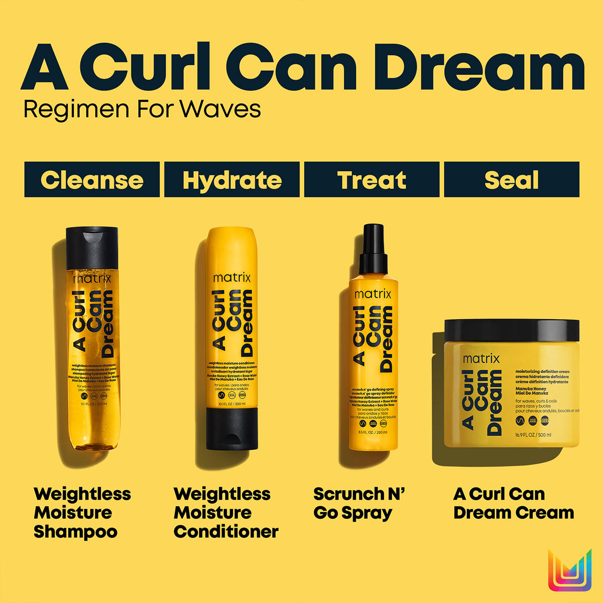 MATRIX Total Results A Curl Can Dream Wave Conditioner 1 Liter - 4