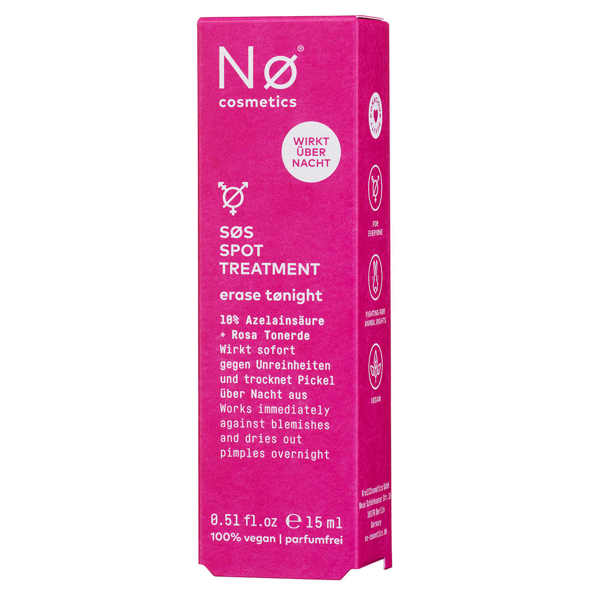 Nø Cosmetics erase tønight SØS Spot Treatment 15 ml - 4