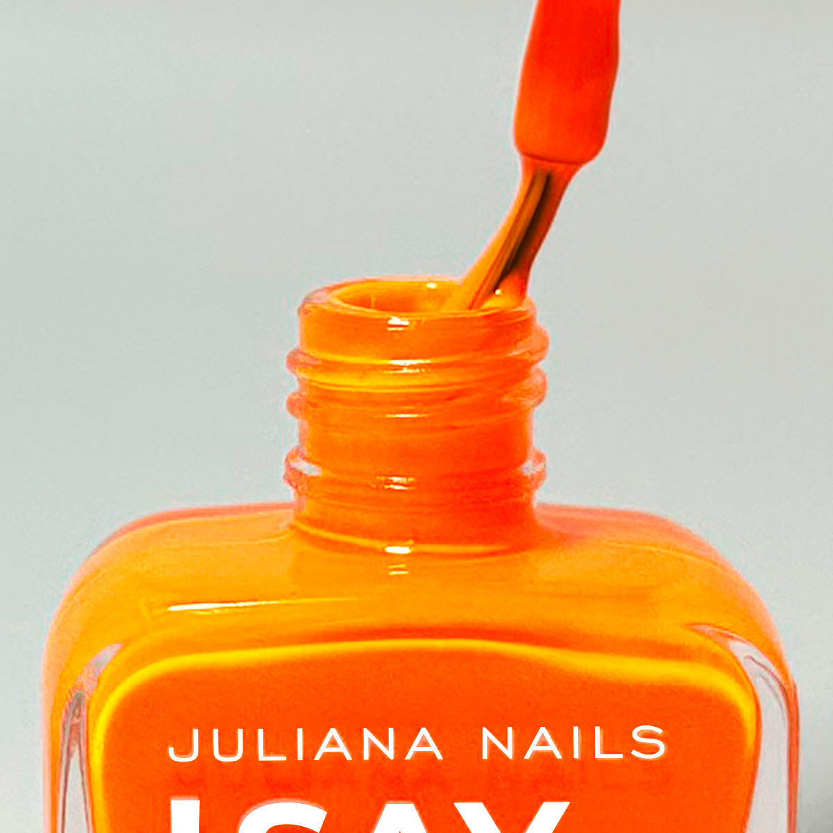 Juliana Nails Say Stay! Nail Polish Neon Trending Tangerine 10 ml - 4