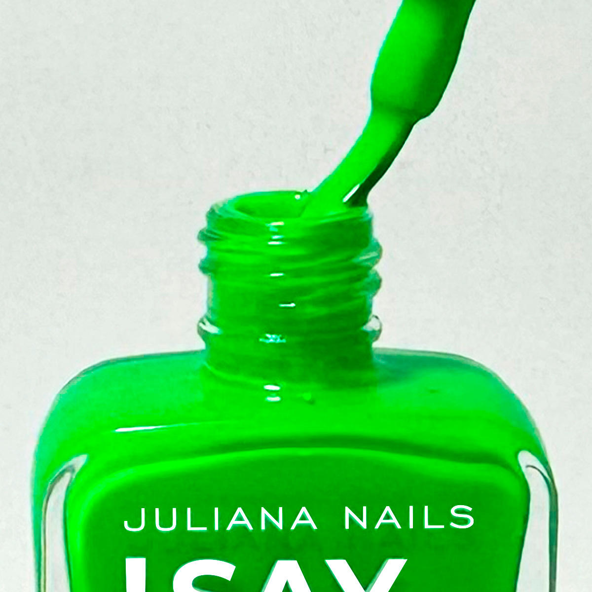 Juliana Nails Say Stay! Nail Polish Neon Hashtag Green 10 ml - 4