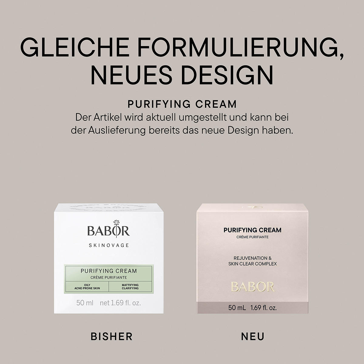 BABOR SKINOVAGE Purifying Cream 50 ml - 4