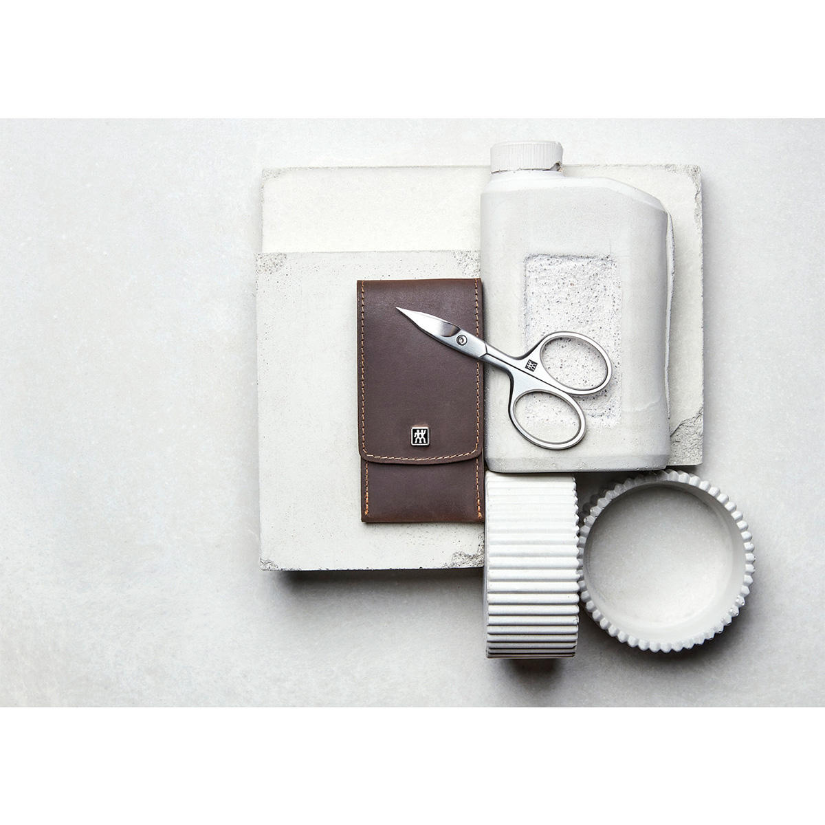ZWILLING Set manicure premium da 3 pezzi in marrone  - 4