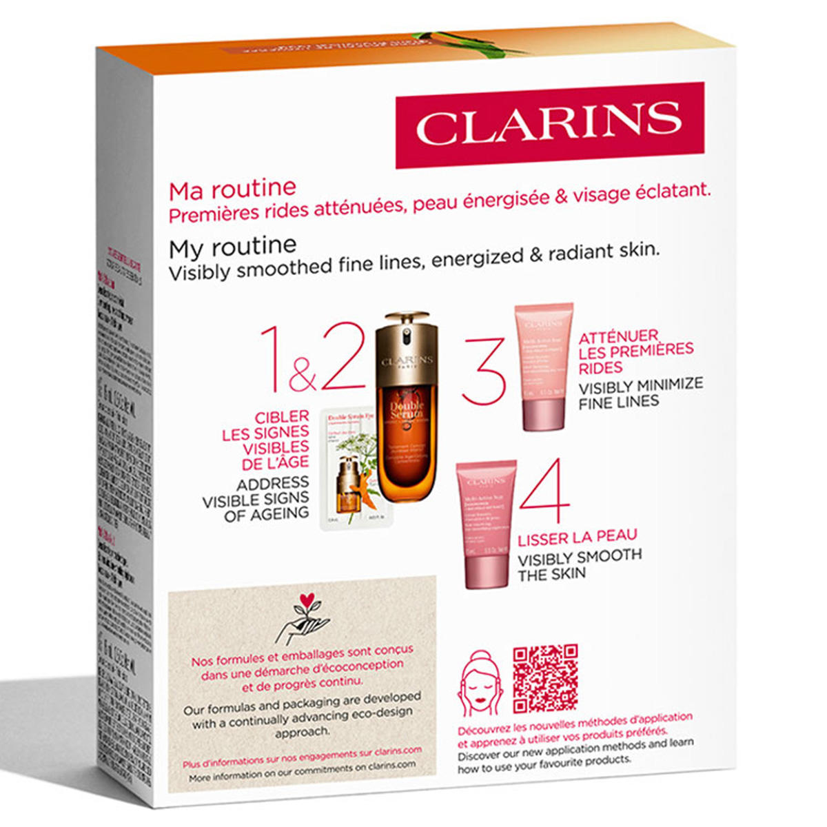 CLARINS Double Serum & Multi-Active Set  - 4