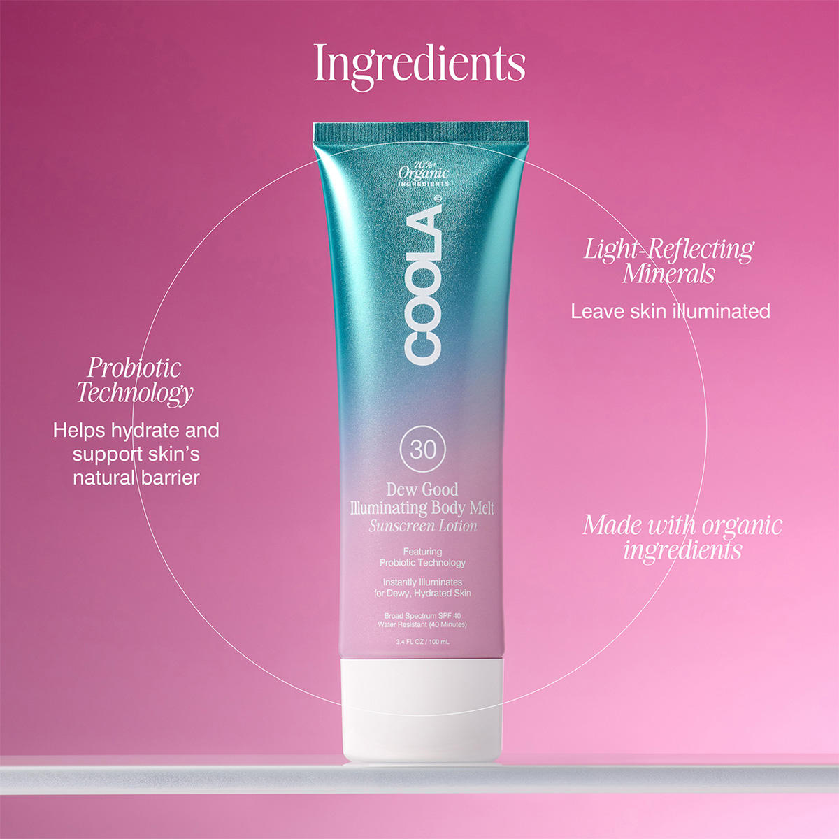 Coola Dew Good Illuminating Body Melt SPF 30 100 ml - 4