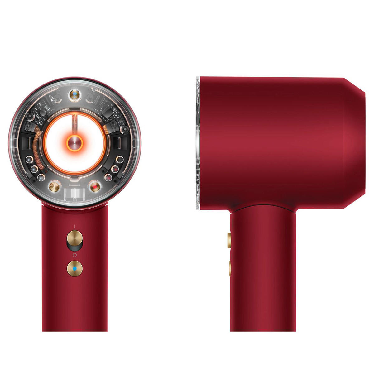 Dyson Supersonic Secador de pelo Nural Terciopelo rojo y dorado - 4