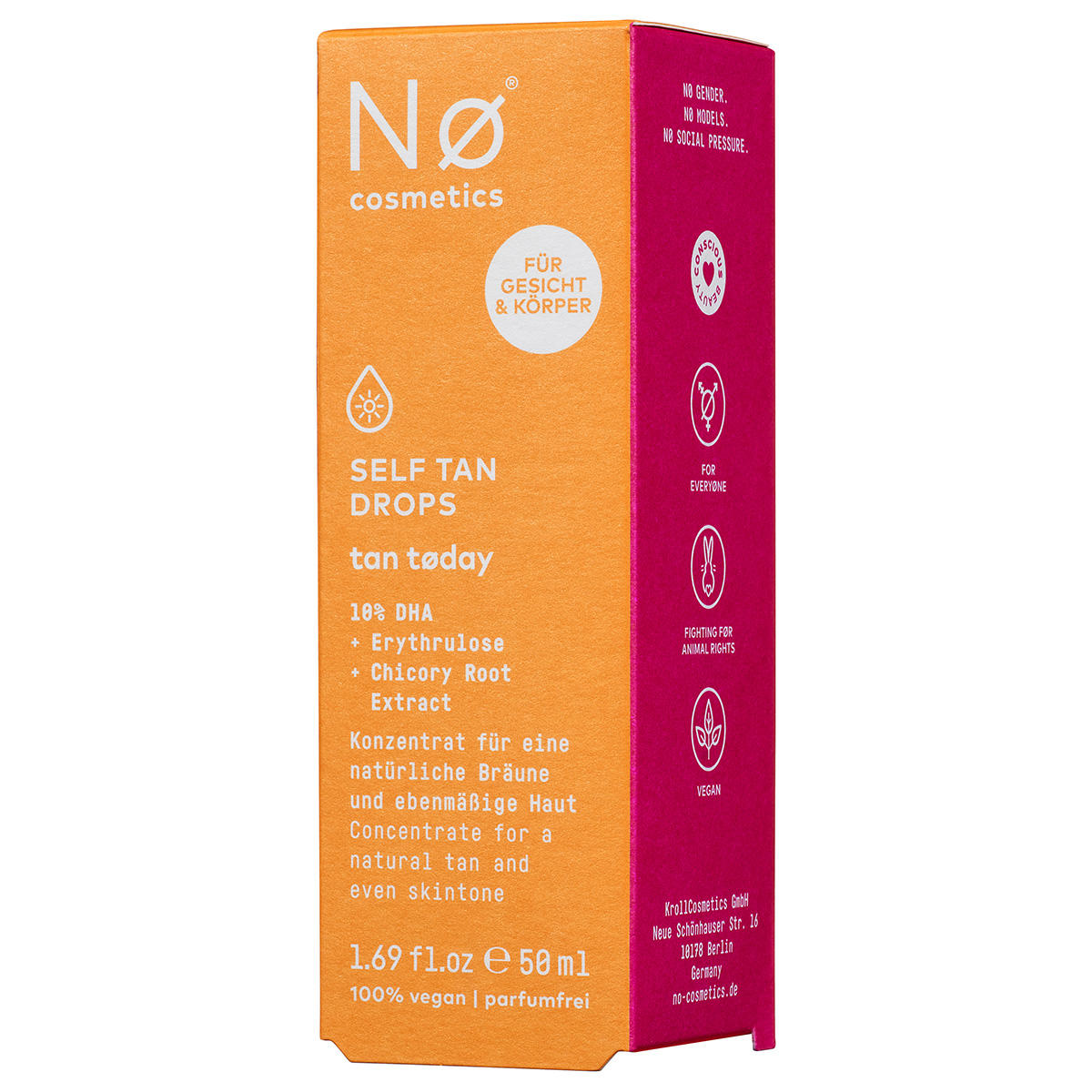 Nø Cosmetics tan tøday Self Tan Drops 50 ml - 4