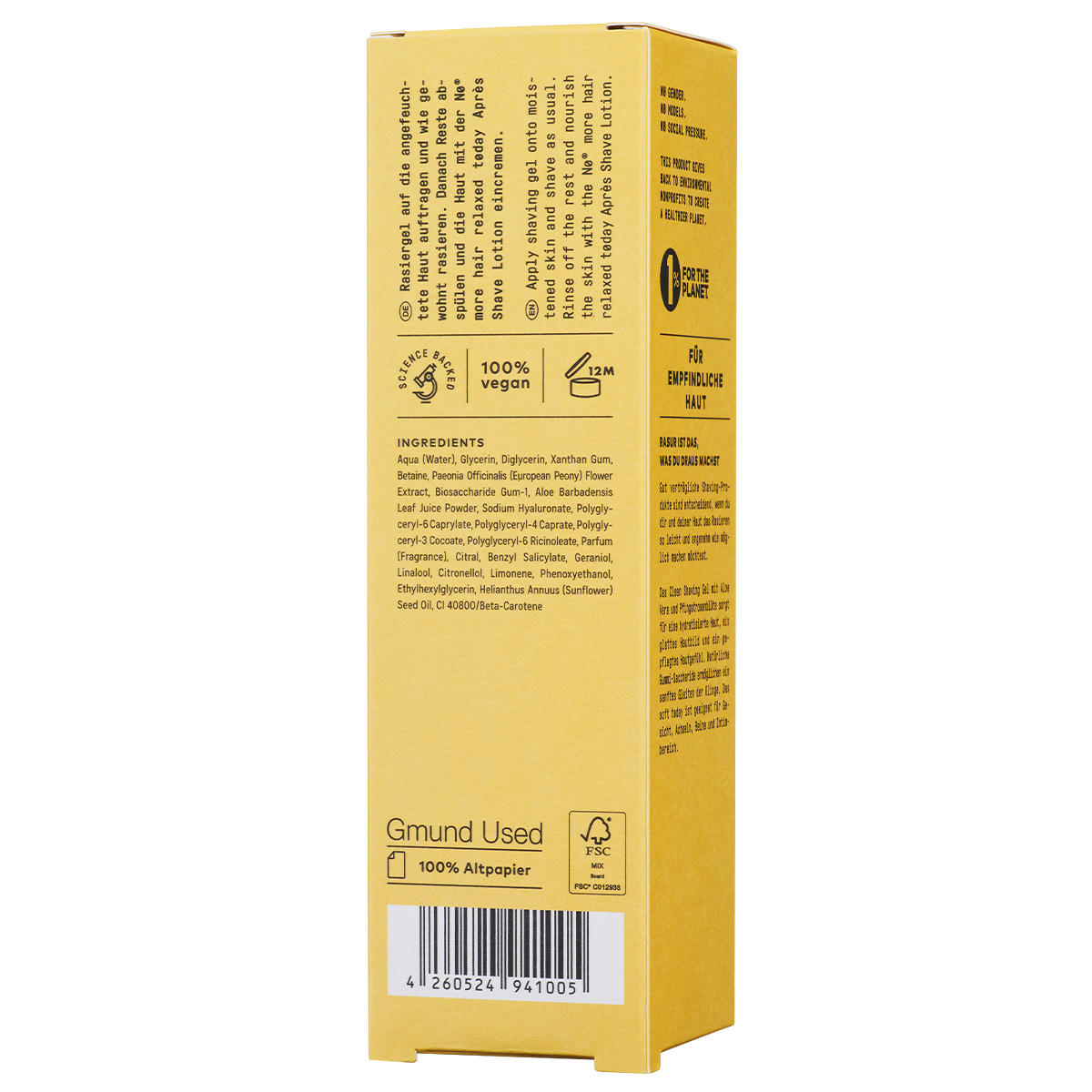 Nø Cosmetics soft tøday Clean Shaving Gel 100 ml - 4