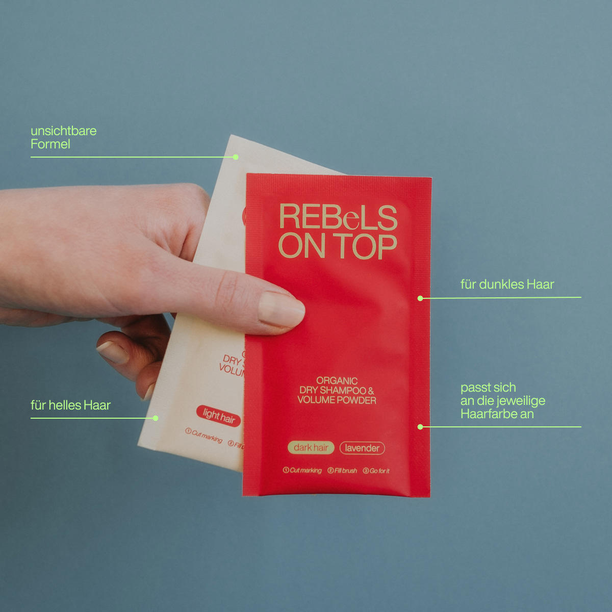 REBeLS ON TOP Trockenshampoo Dark Refill 10 g - 4
