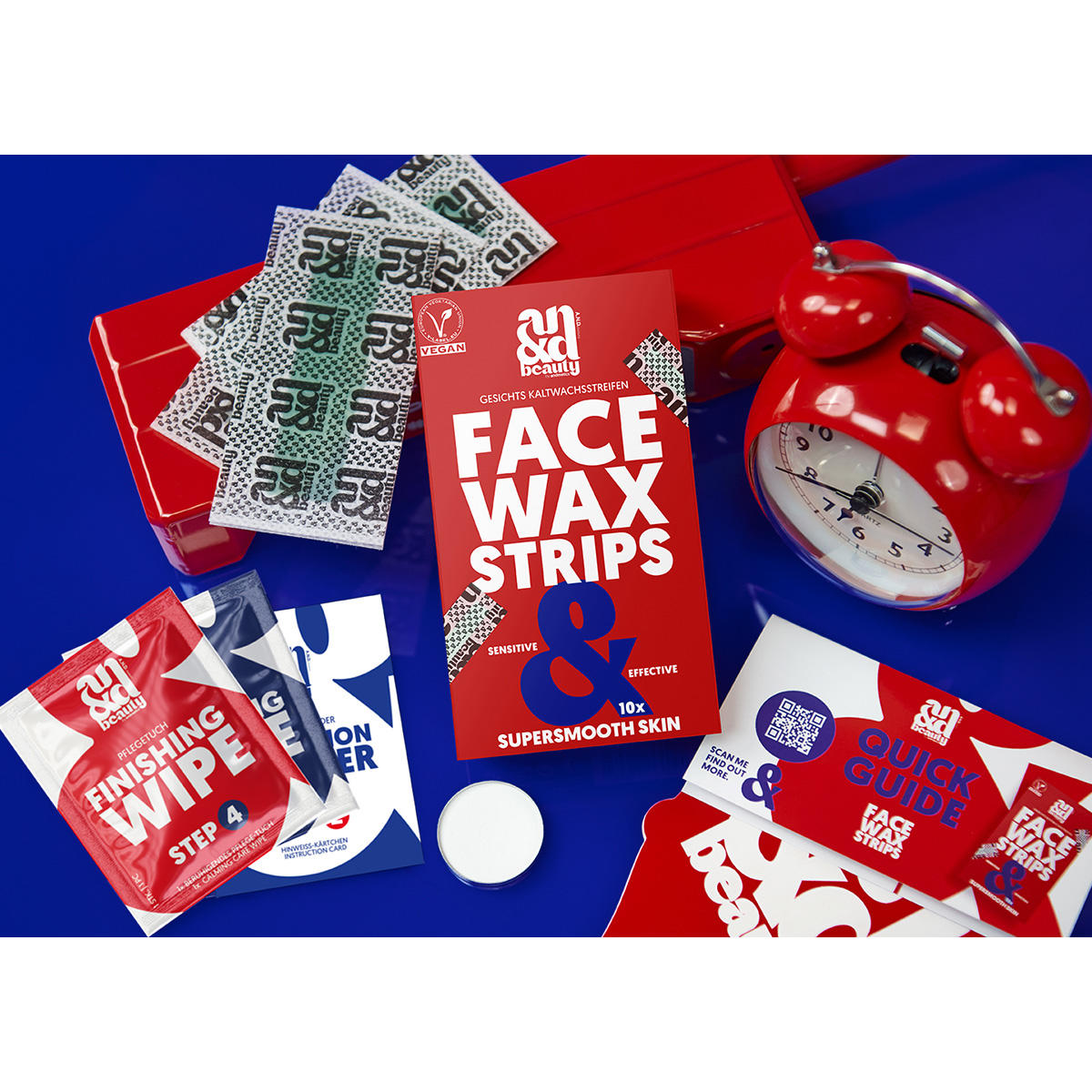 A.N.D. beauty Face Wax Strips Set  - 4