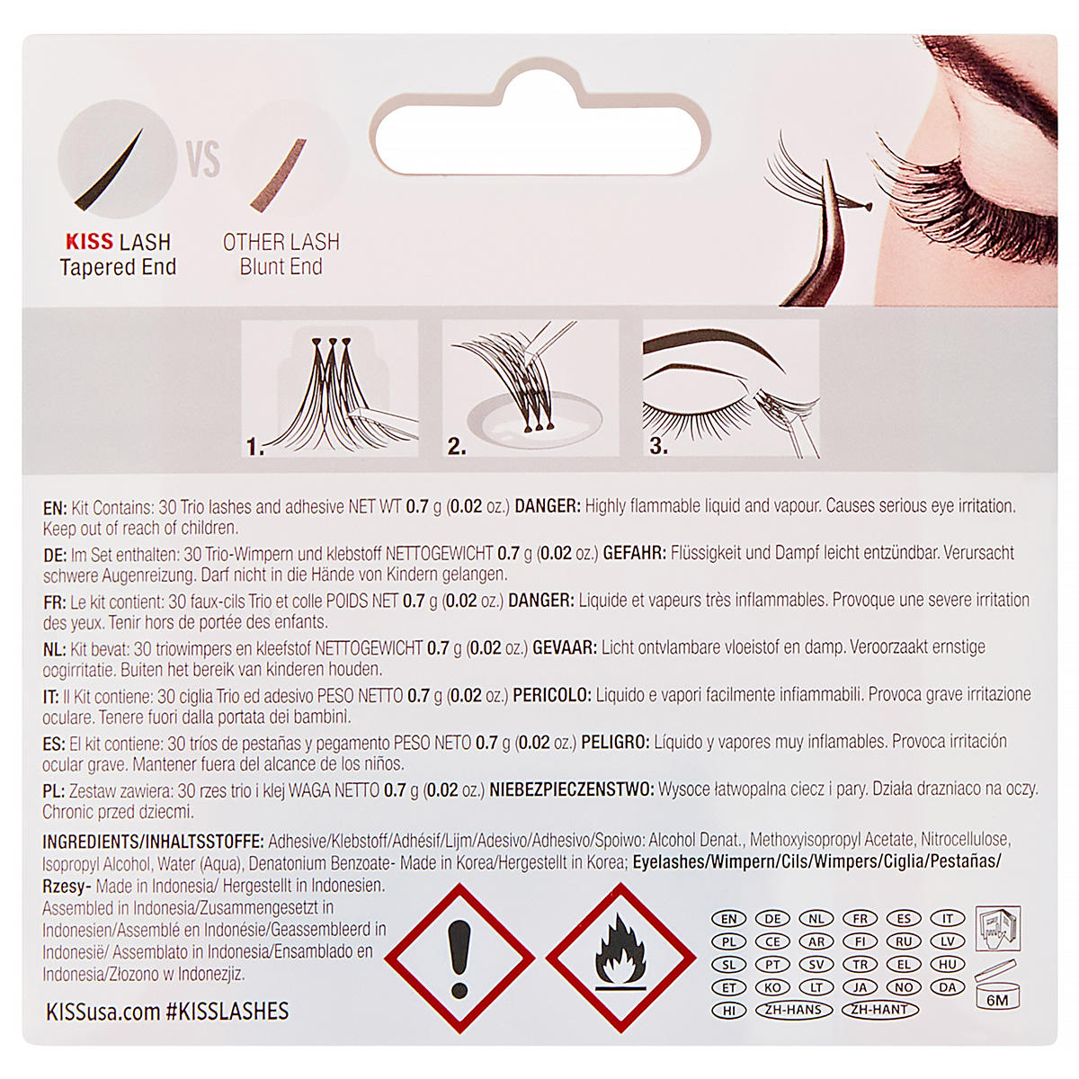 KISS Haute Couture Trio Lashes - Short  - 4