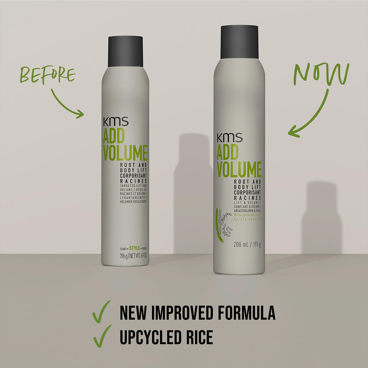 KMS ADDVOLUME Root and Body Lift 200 ml - 4