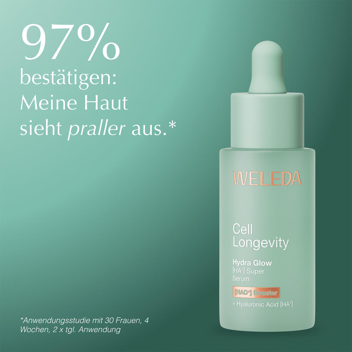 Weleda Cell Longevity Hydra Glow [HA7] Super Serum 30 ml - 4
