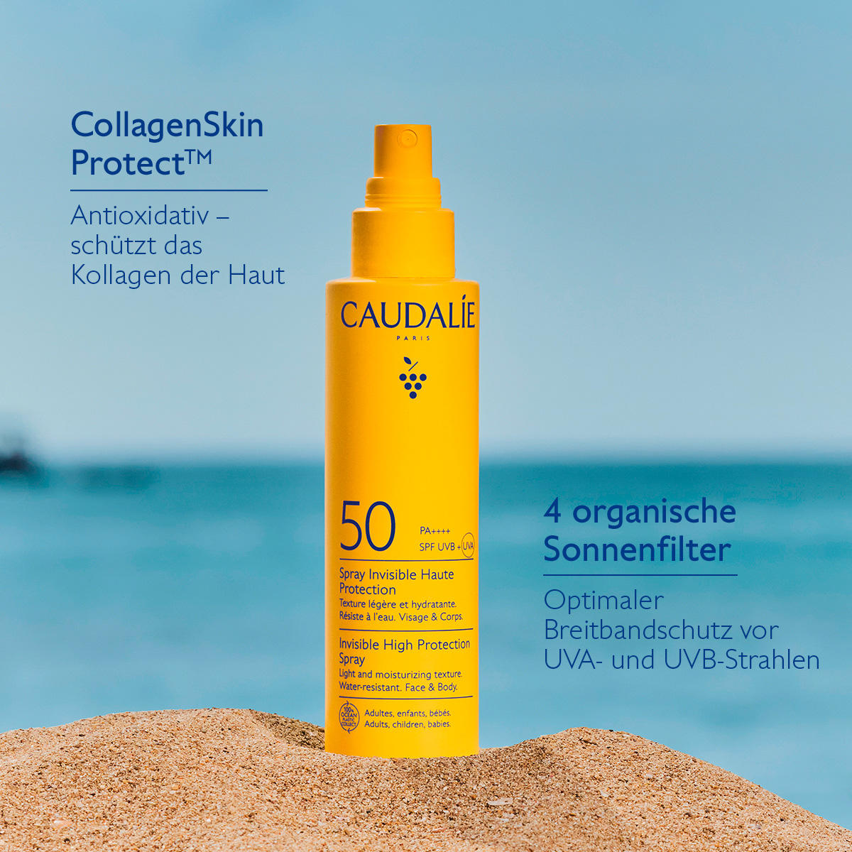 CAUDALIE Spray Solar Alta Protección SPF 50 150 ml - 4