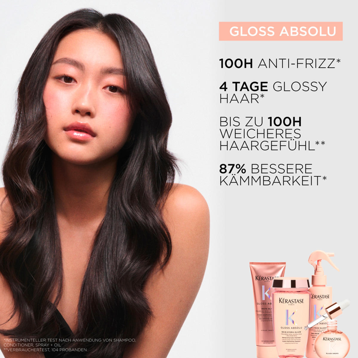 Kérastase Gloss Absolu Anti-Frizz Glossy Hair Set  - 4
