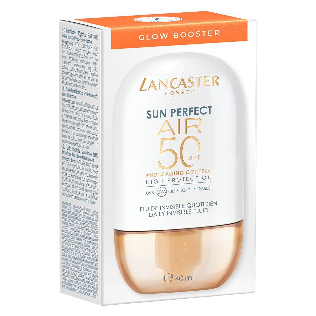 Lancaster Sun Perfect Air Daily Invisible Fluid SPF 50 Glow Booster 40 ml - 4