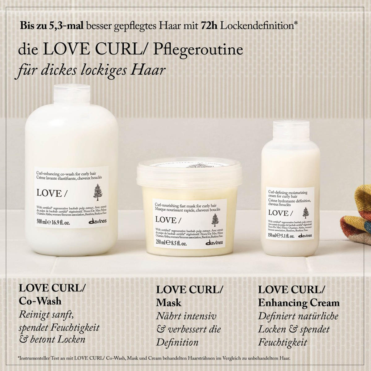 Davines Essential Haircare Love Curl Co-Wash 500 ml - 4