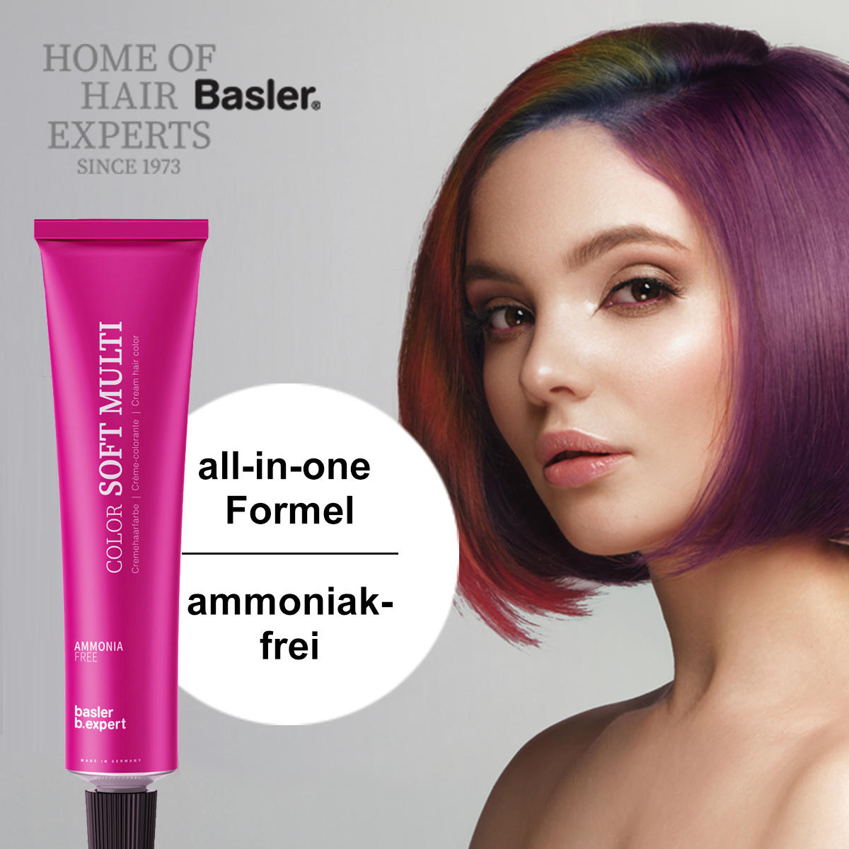 basler Color Soft multi Caring Cream Color 6/4 dunkelblond rot, Tube 60 ml - 4