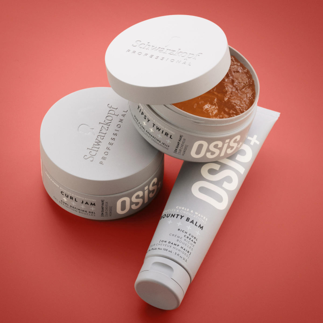 Schwarzkopf Osis+ Bounty Balm – Lockendefinier-Creme, 150 Ml – Für Lockiges, Gewelltes Haar