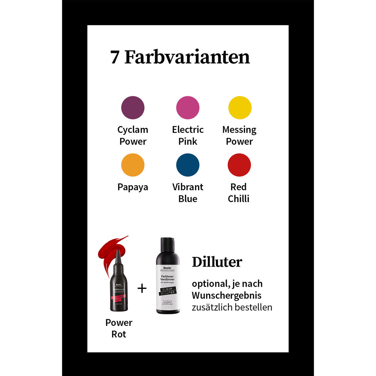 basler Geltönung Power Red, 75 ml - 5
