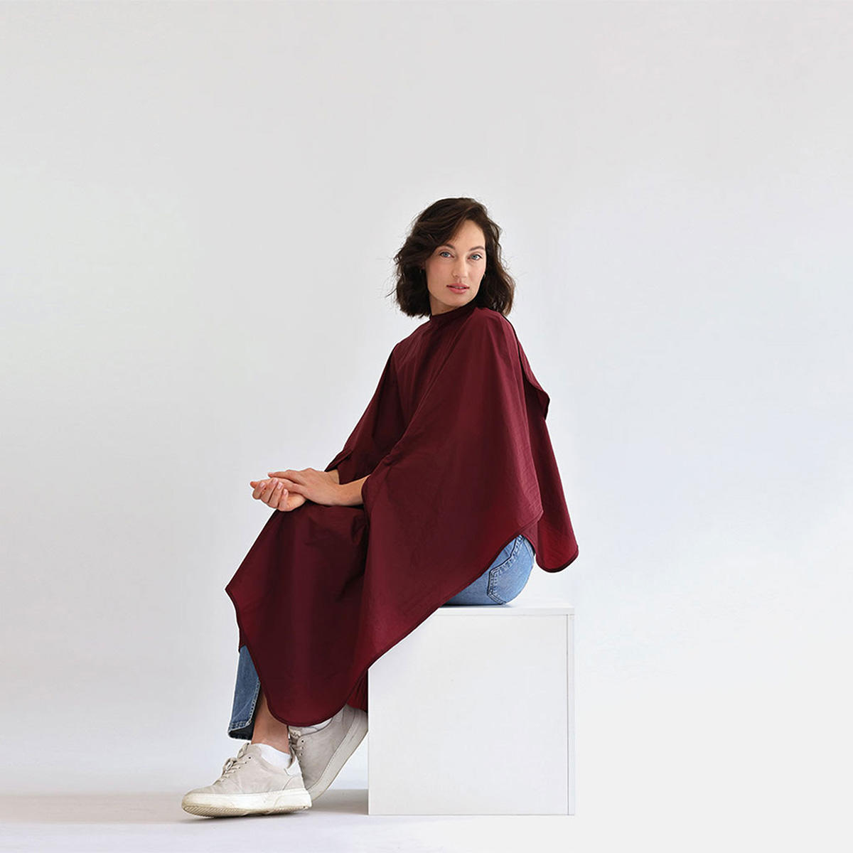 Trend-Design Classic Cape de coupe bourgogne - 5