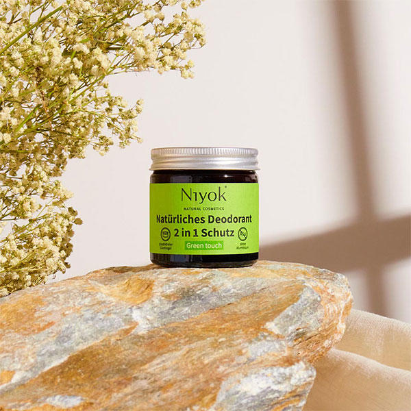 Niyok 2 in 1 anti-perspirant deodorant cream - Green touch 40 ml - 5