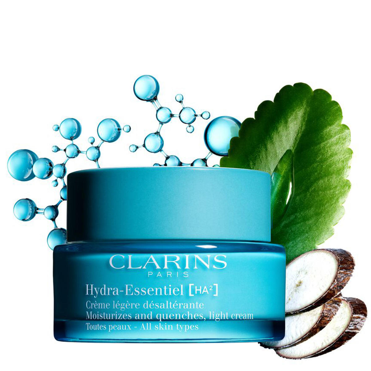 CLARINS Hydra-Essentiel Crème légère désaltérante - Toutes peaux 50 ml - 5